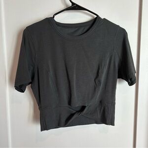 Lululemon short sleeve cropped tank